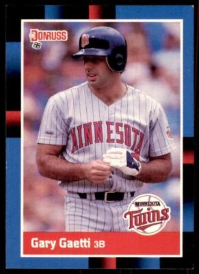 1988 Donruss Gary Gaetti Baseball Cards #194 - Image 1 of 2
