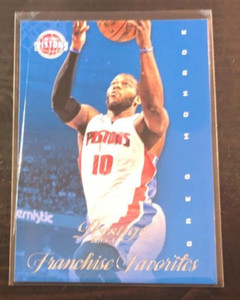 2013-14 Panini Prestige GREG MONROE Franchise Favorites Insert 9 Pistons