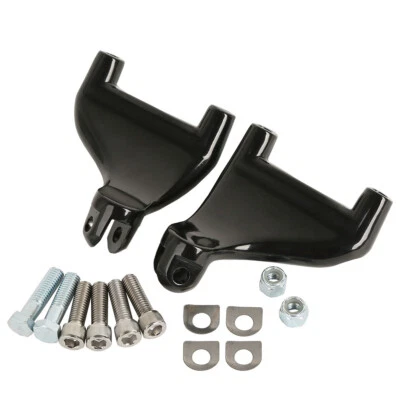 Kit de montaje de estriberas traseras apto para Harley Davidson 883 1200 XL Sportster 2004-2013 Foto 1 de 4