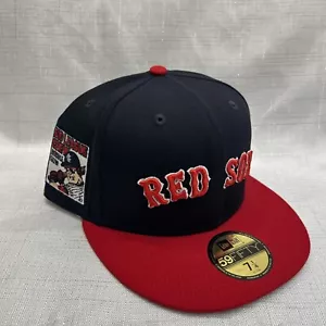 RARE New Era x Big League Chew Boston Red Sox Fitted Hat Size 7 1/4 With LE Pin - Picture 1 of 7