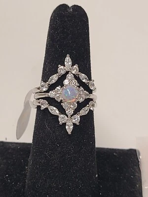 Bomb Party Size 7 OCT 24. RBP8262. She's A Majestic Beauty. LG Peach Fire Opal - Image 1 of 3