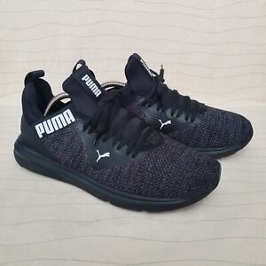 Puma Men's Enzo Beta Woven Black Athletic Casual Walking Running Shoes Sz 9  EUC