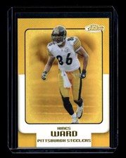 2006 Topps Finest #88 Hines Ward Gold Refractor SSP Color Match /49 Steelers