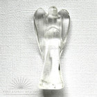 LARGE Hand Carved Clear Quartz Crystal Angel 4.5cm 1.8inch High Casa Brazil