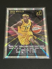 2019 Donruss WNBA Express Lane #22 Erica Wheeler Gold Laser Press Proof /10