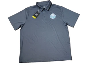 NUEVO Under Armour ACC Hombres Torneo Logo Polo Manga Corta Camisa Para Hombre Talla 2XL - Imagen 1 de 13