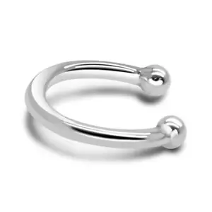 Bague d'oreille argent Plain - Foto 1 di 1