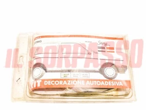 SCHWARZE AUFKLEBER SIEBDRUCK DEKORATIONEN FIAT UNO STING ORIGINAL - Picture 1 of 1
