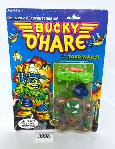 Bucky O'Hare The Toad Wars! Toad Air Marshall Action Figure Vintage 1990 Hasbro Cover