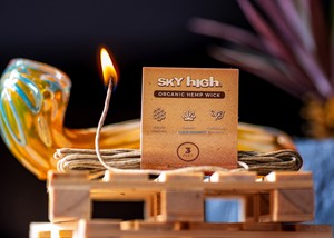 50ft Sky High Organic Hemp Wick - 5 bundles 10ft per bundle
