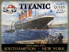 Titanic Königin des Ozeans - Metallwandschild (groß)