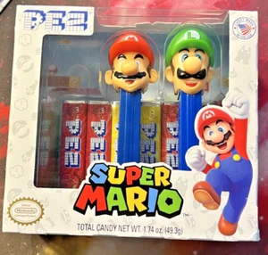 PEZ: Super Mario Doppelpack - Mario & Luigi NEU - Bild 1 von 2