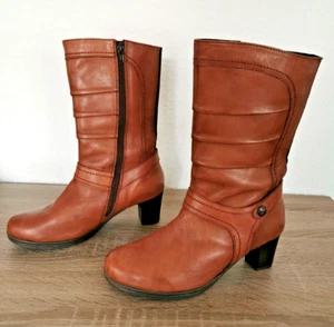 Damen Stiefel klassisch Eisenhardt echtes Leder braun 39 Weite G - Bild 1 von 8