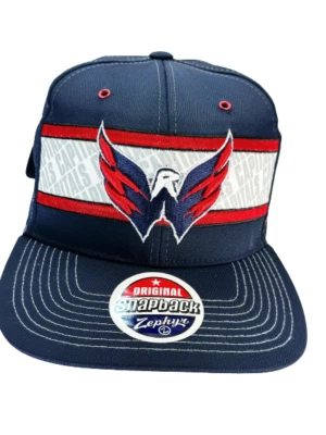Zephyr Men's Washington Capitals Epic Snapback Cap-Navy, OSFA - Image 1 of 4