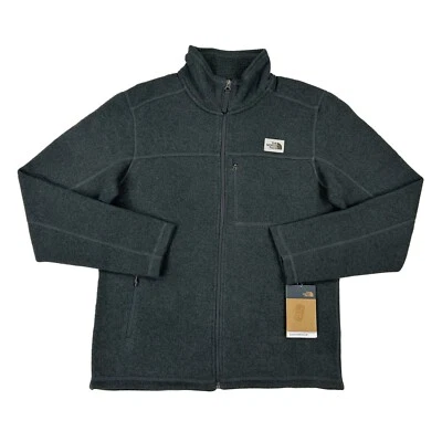 The North Face Gordon Lyons Full Zip Fleece Jacket - Dark Grey Heather - - Image 1 of 4