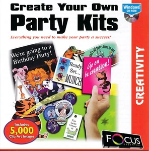 Focus Create Your Own Party Kits Invitations - PC (New) - Picture 1 of 2