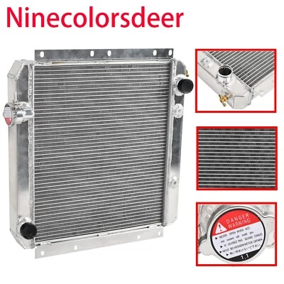 Radiador de aluminio de 3 filas para Toyota Land Cruiser 1958-84 FJ40 FJ45 serie L6 Foto 1 de 4