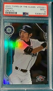 2020 Topps of the Class Greats Baseball #TCG21 Ichiro Suzuki PSA 9 POP 1