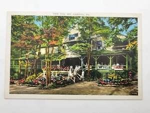 The Inn Mt Gretna Pennsylvania PA Colored Linen Vintage Postcard Posted Stamped - Picture 1 of 3