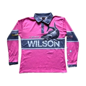 Wilson Team Womens Long Sleeve Fishing Top Pink Size 14 - Picture 1 of 19
