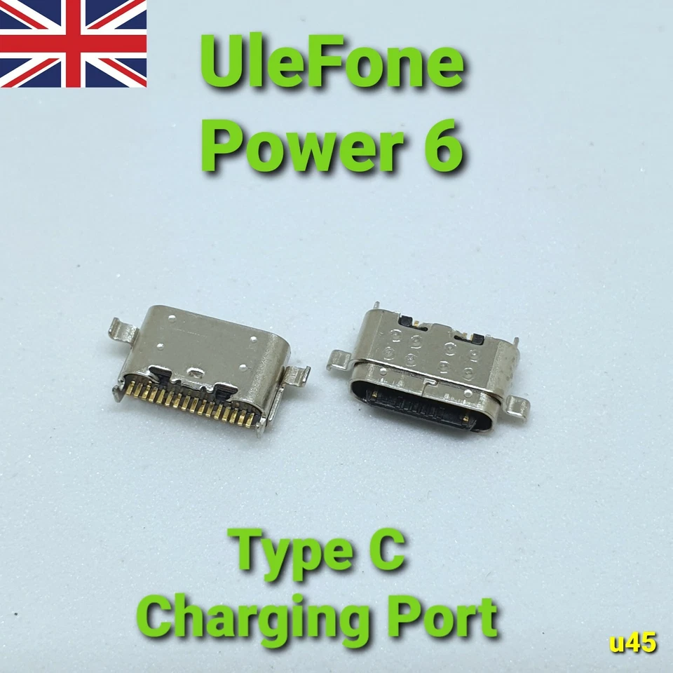 Ulefone Power 6 Type C Charging Port DC Jack Socket Connector USB UK