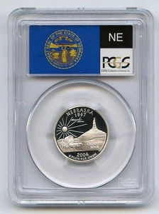 2006 S 25C Silver Nebraska Quarter PCGS PR70DCAM - Picture 1 of 2