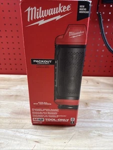 Milwaukee 2955-20 M12 12V PACKOUT Cordless Bluetooth Jobsite Speaker - Bare Tool - Zdjęcie 1 z 2