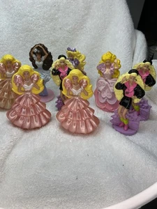 Vintage BARBIE Lotto 9 Giocattoli Happy Meal McDonald’s 1991 92 Principessa Ballerina - Foto 1 di 8
