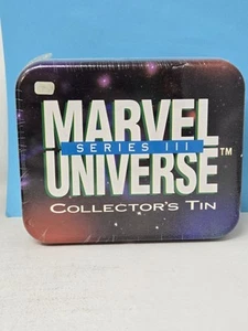 1992 Skybox Marvel Universe Series 3 Factory Sealed Collector's Tin #1520 10000 - Picture 1 of 6