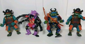 4 Tortugas Ninja Adolescentes Mutantes Mike Samurai y Antrx y Samurai de Alcantarilla De Colección - Imagen 1 de 12