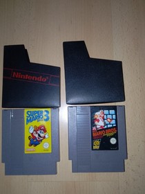 2 Spiele Super Mario Bros 1 und 3 - Nintendo Entertainment System Spiel NES Game
