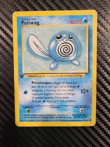 Poliwag 1st Edition 59/102 Base Set -Italian HP - Picture 1 of 13