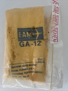 EAM Aviation Life Vest GA-12 Yellow Adult Child Sealed Unused - Picture 1 of 2