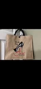 “Unique Boutique” Canvas Tote Bag - Picture 1 of 4