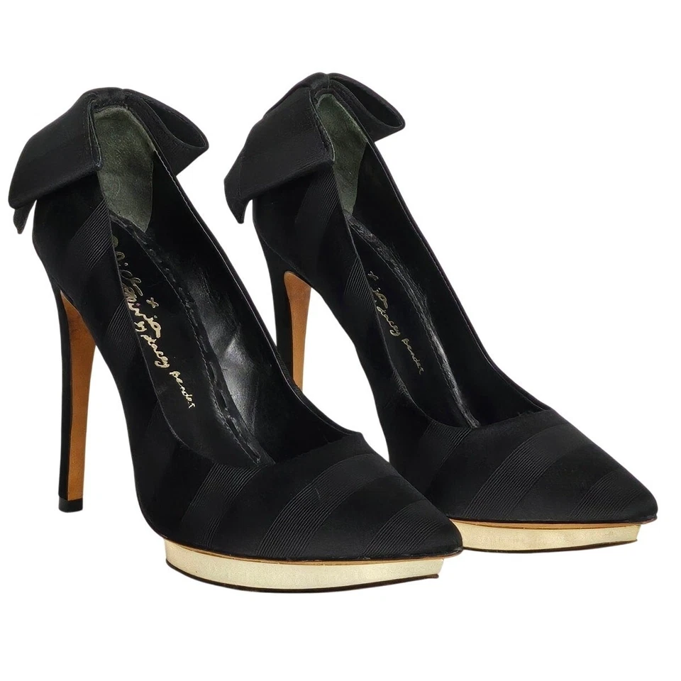 ZAPATOS DE TACÓN ALICE + OLIVIA BY STACEY BENDET DOMINIQUE NEGROS PARA MUJER - TALLA 7 Foto 1 de 4