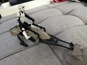 Vintage Kenner Star Wars 1983 ROTJ Speeder Bike Biker Scout mit 1 Heckklappe - Bild 1 von 6