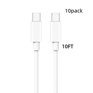 10 PACK 10FT USB-C Fast Charge Cable For Samsung Galaxy S25 S24 S23 S22 Ultra - Picture 1 of 9