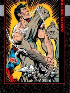 1992 SkyBox Doomsday: The Death of Superman DC Comics #86 Killing Blows! - Imagen 1 de 2