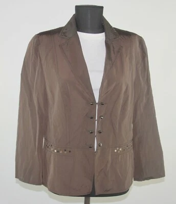 Gerry Weber Mujer Marrón Traje Blazer Chaqueta Talla GB 16 Foto 1 de 4