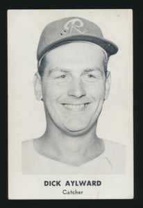 1957 Seattle Popcorn (PCL) -DICK AYLWARD (Seattle Rainiers) Gil's Back
