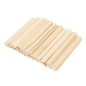  100 PCS Candy Apple Bamboo Scrap Child Food Sticks for Appetizers - Picture 1 of 12