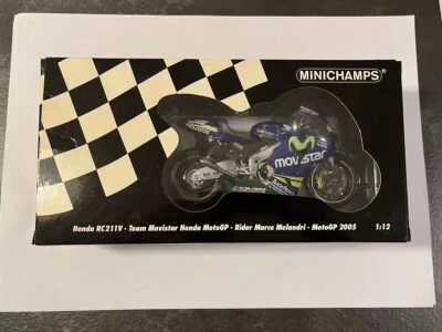 Honda RC211V Movistar M.Melandri MotoGP 2005 122051033 1/12 Minichamps 1:12 - Immagine 1 di 4