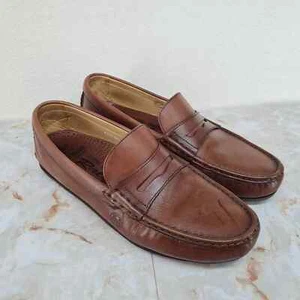 Mephisto Ralyx Air Relax Mens Brown Caoutchouc Leather Penny Loafers Size US 10 - Picture 1 of 9