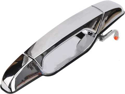 Exterior Chrome Door Handle, Front Right Passenger Side, Compatible with 2007-20 Cover