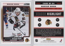 2012-13 Score Gold Rush Marian Hossa #24 HOF