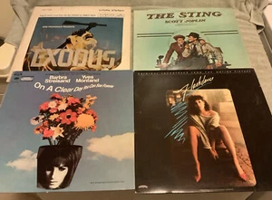 Vintage Vinyl Record Movie Soundtracks Sting, Flashdance,exodus,+ - Picture 1 of 2