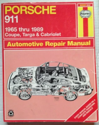 1965 1966 1967 1968 1983 1984 1985 1986 1987 1988 1989 Porsche 911 manual de reparación Foto 1 de 4