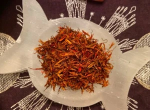 Cártamo, afrodisíaco, protege la propiedad, hierbas secas, brujería, pagano - Imagen 1 de 2