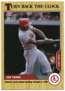JOE TORRE 2020 TOPPS NOW TURN BACK THE CLOCK CARD #89 - MT/NM - CARDINALS - Picture 1 of 1