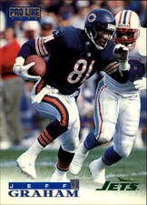 1996 Pro Line Football Card #155 Jeff Graham